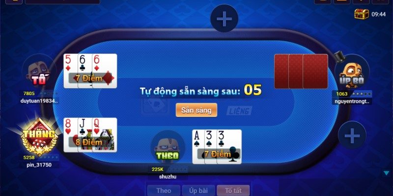 Bà kÃp chÆ¡i bà i Liêng chắc thắng